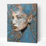 Festett szépség számfestő